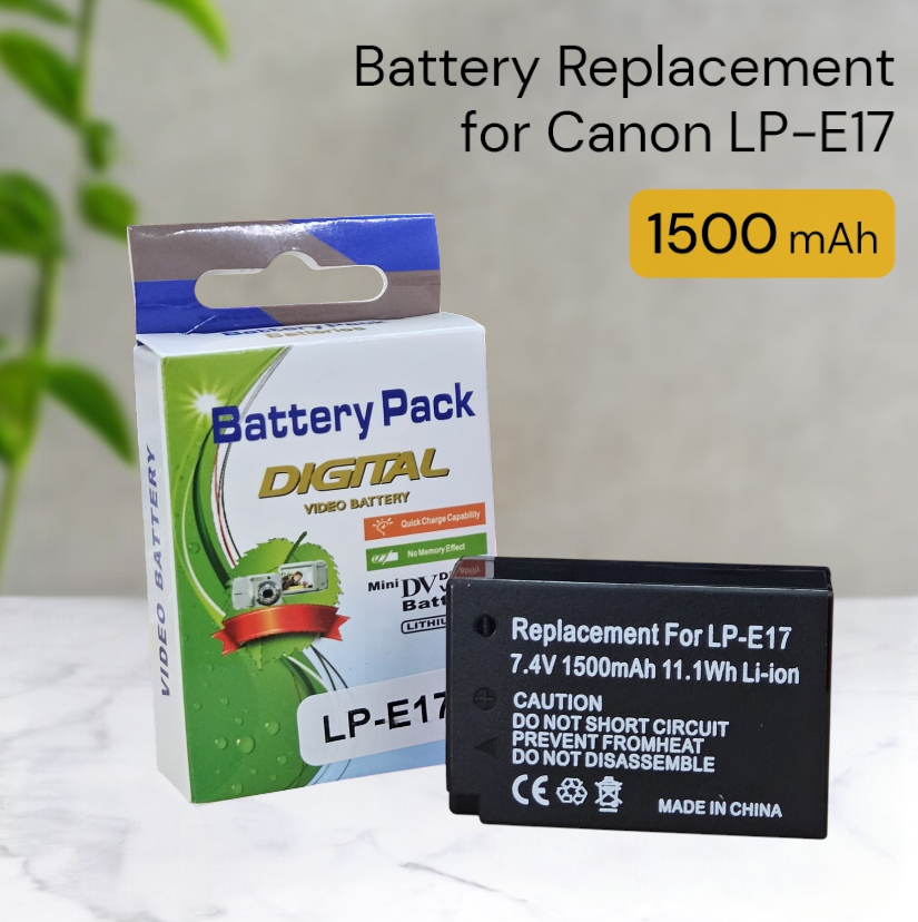 Baterai Kamera Battery Pack Replacement for Canon LP-E17 1500mAh