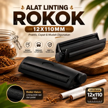 GIZEH Alat Linting Rokok Manual Tobacco Roller 12x110mm - DA-010CR