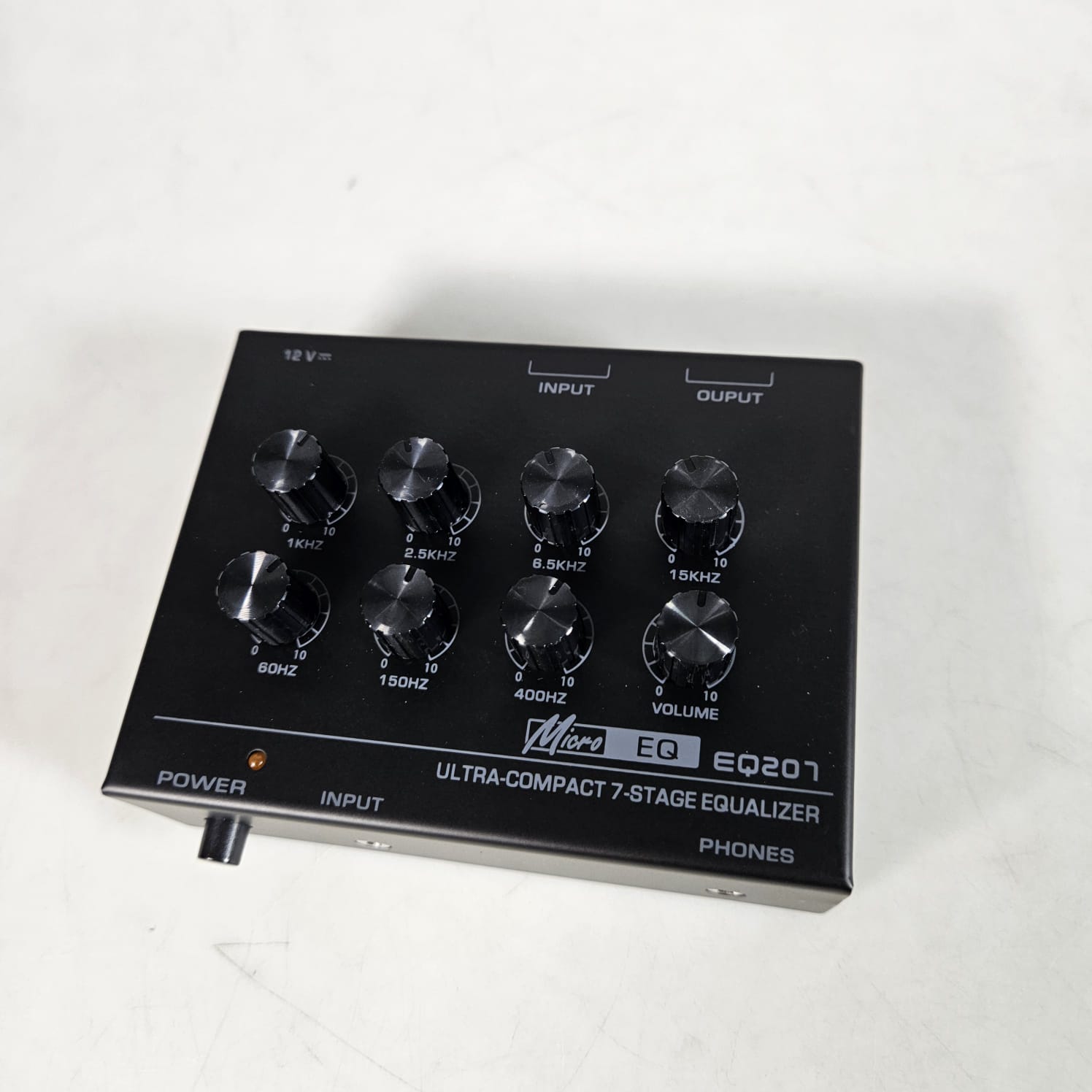 Micro Audio Equalizer Preamp 7 Band Fine Tune for KTV Karaoke - EQ207