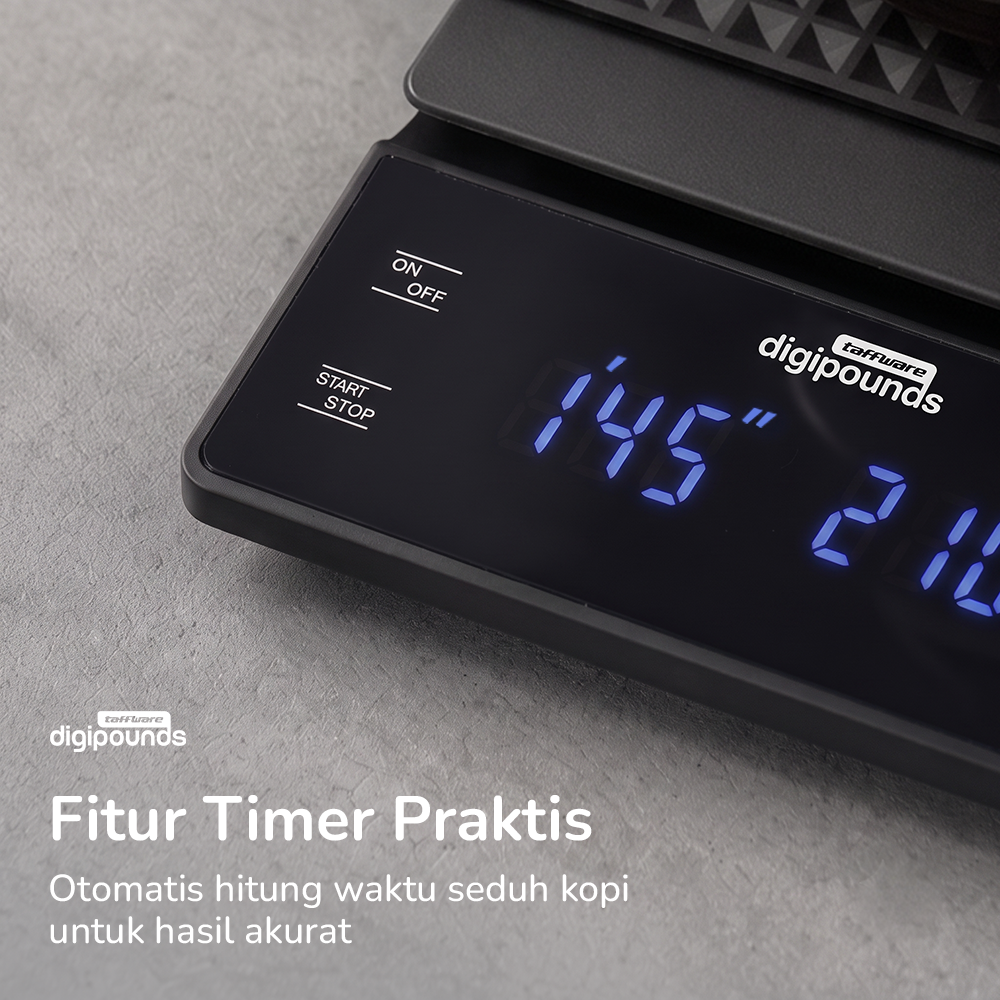 Taffware Digipounds Timbangan Kopi Digital Coffee Scale 3kg 0.1-1g - EK6002