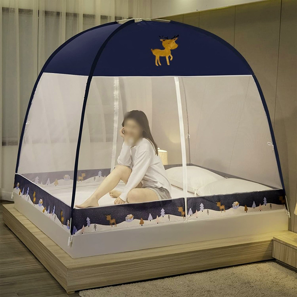 TaffHOME Jaring Anti Nyamuk Kelambu Kasur Mosquito Net 180x200cm - AS475