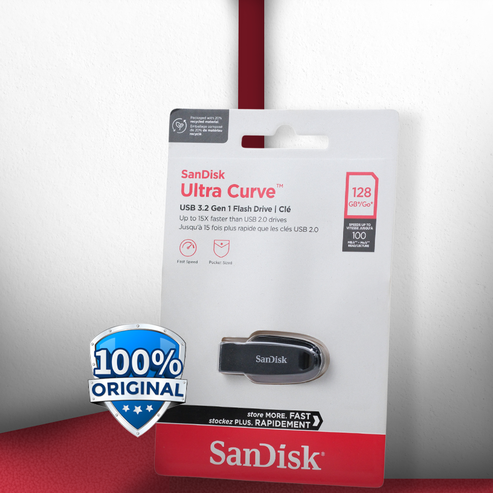 SanDisk Ultra Curve Flashdisk USB 3.2 Gen 1 - SDCZ550