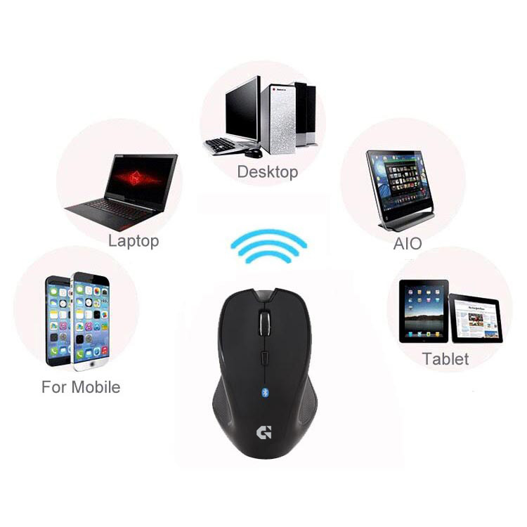 TaffGEAR Mouse Bluetooth Wireless Optical Ergonomic 6 Key 1600DPI - M9000