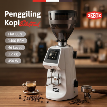 Trieste Penggiling Kopi Elektrik Coffee Grinder LCD 450W 1.2kg - K74