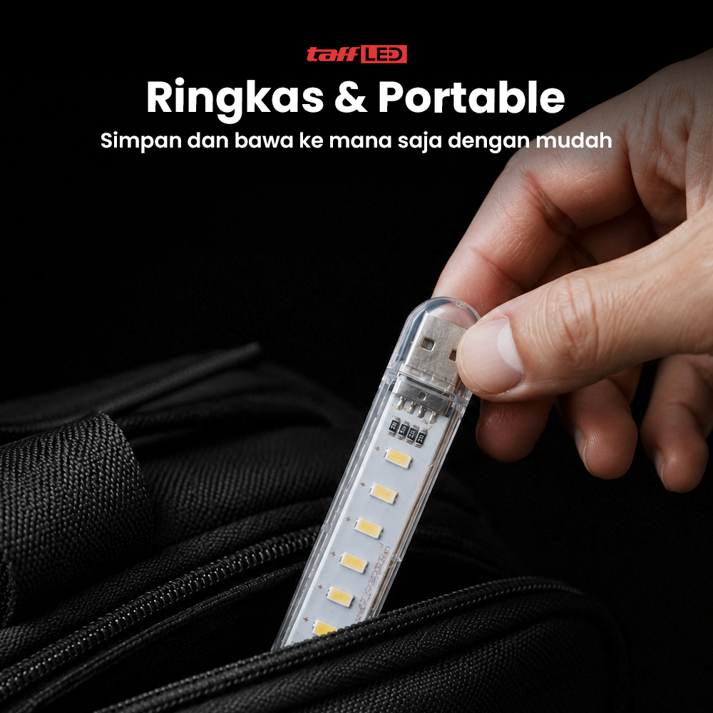 TaffLED Lampu Baca Mini LED USB Portable 5V - SMD 5730