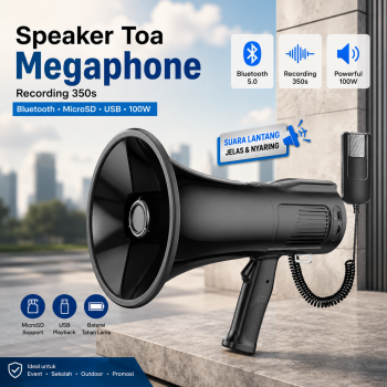 HYTONG Speaker Toa Sirine Recording 350s Bluetooth USB MicroSD 100W - ML-106U
