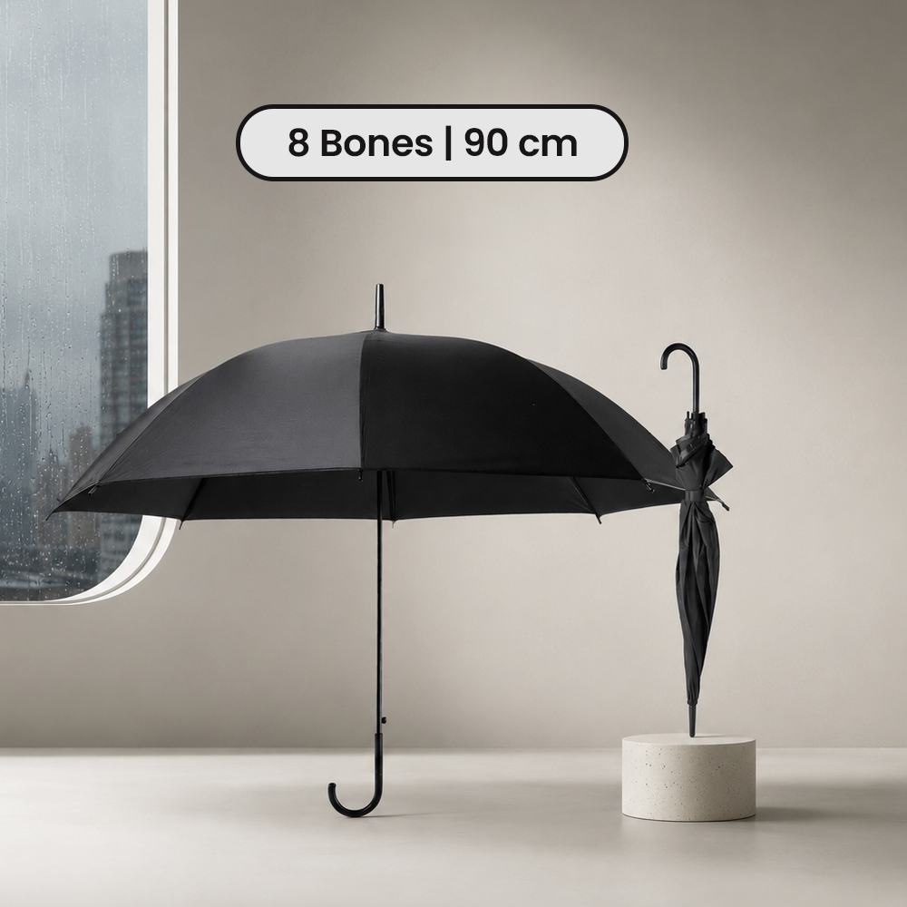 Fancytime Payung Polos PVC 8 Bone 90cm - P075