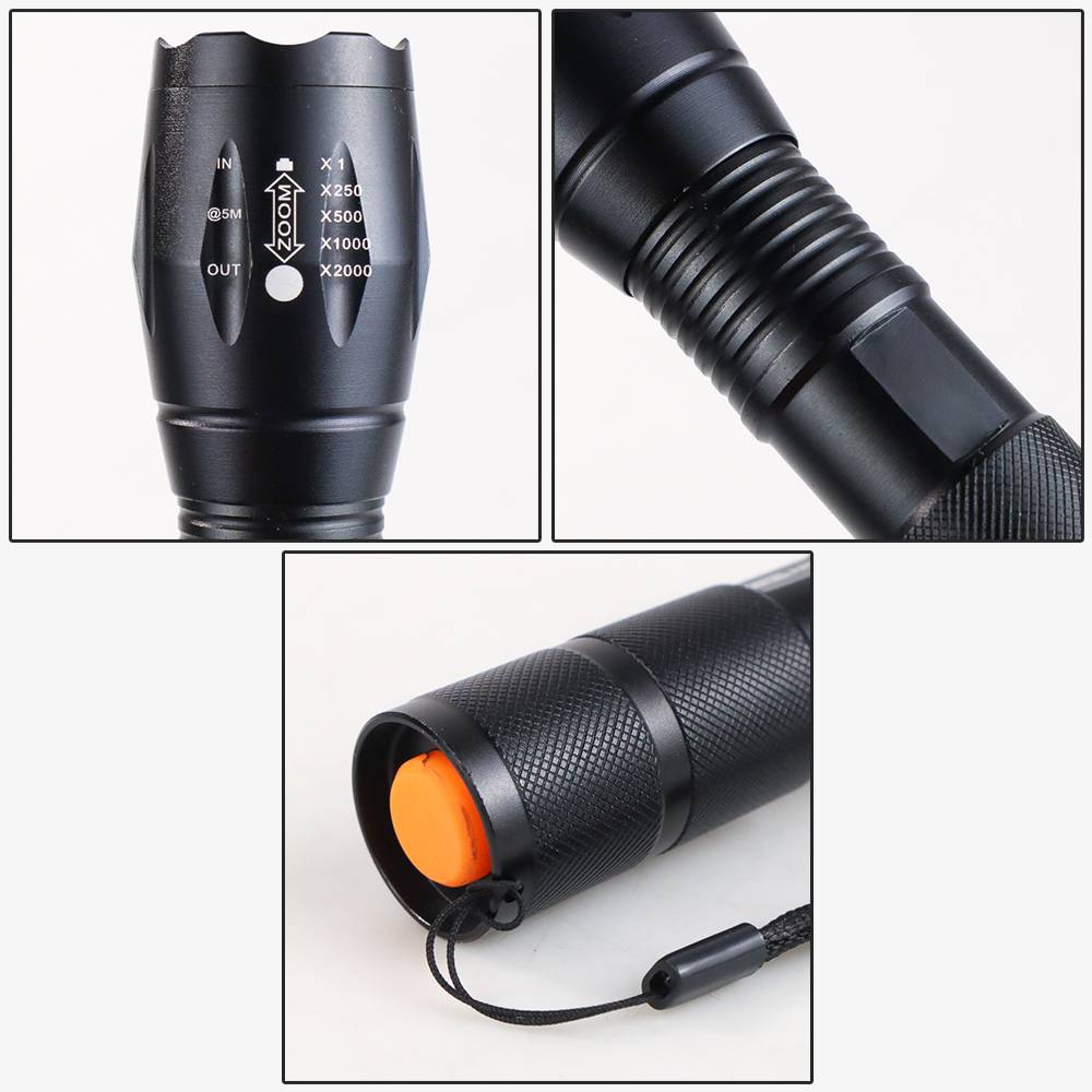 TaffLED Senter LED Cree XM-L T6 2000 Lumens - E17