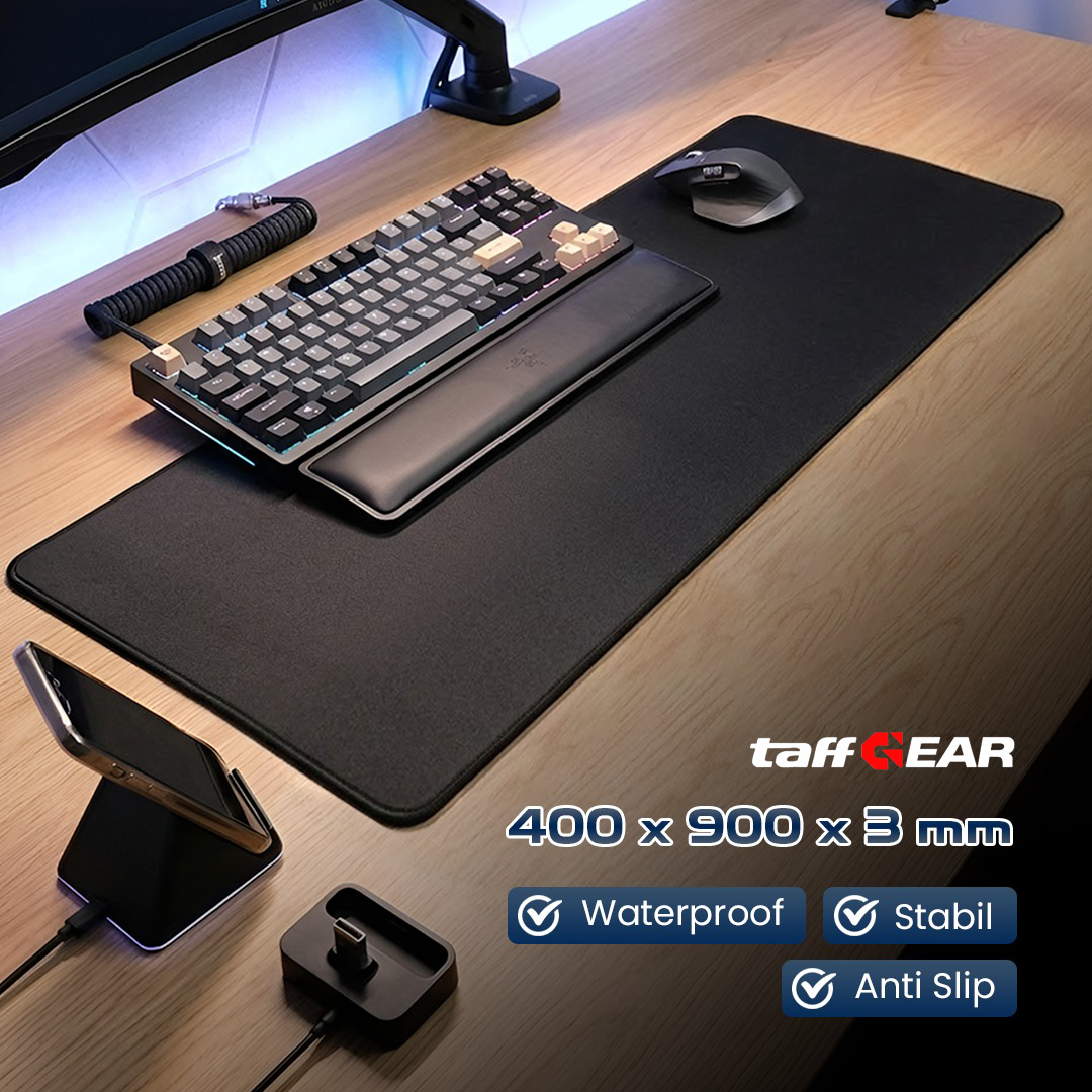 TaffGEAR Gaming Mouse Pad XL Desk Mat Polos Anti Slip Waterproof - MP001