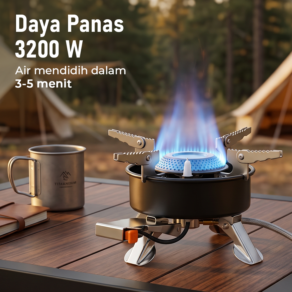 BONFIRE Kompor Gas Portable Lipat Outdoor Camping Stove - BF007