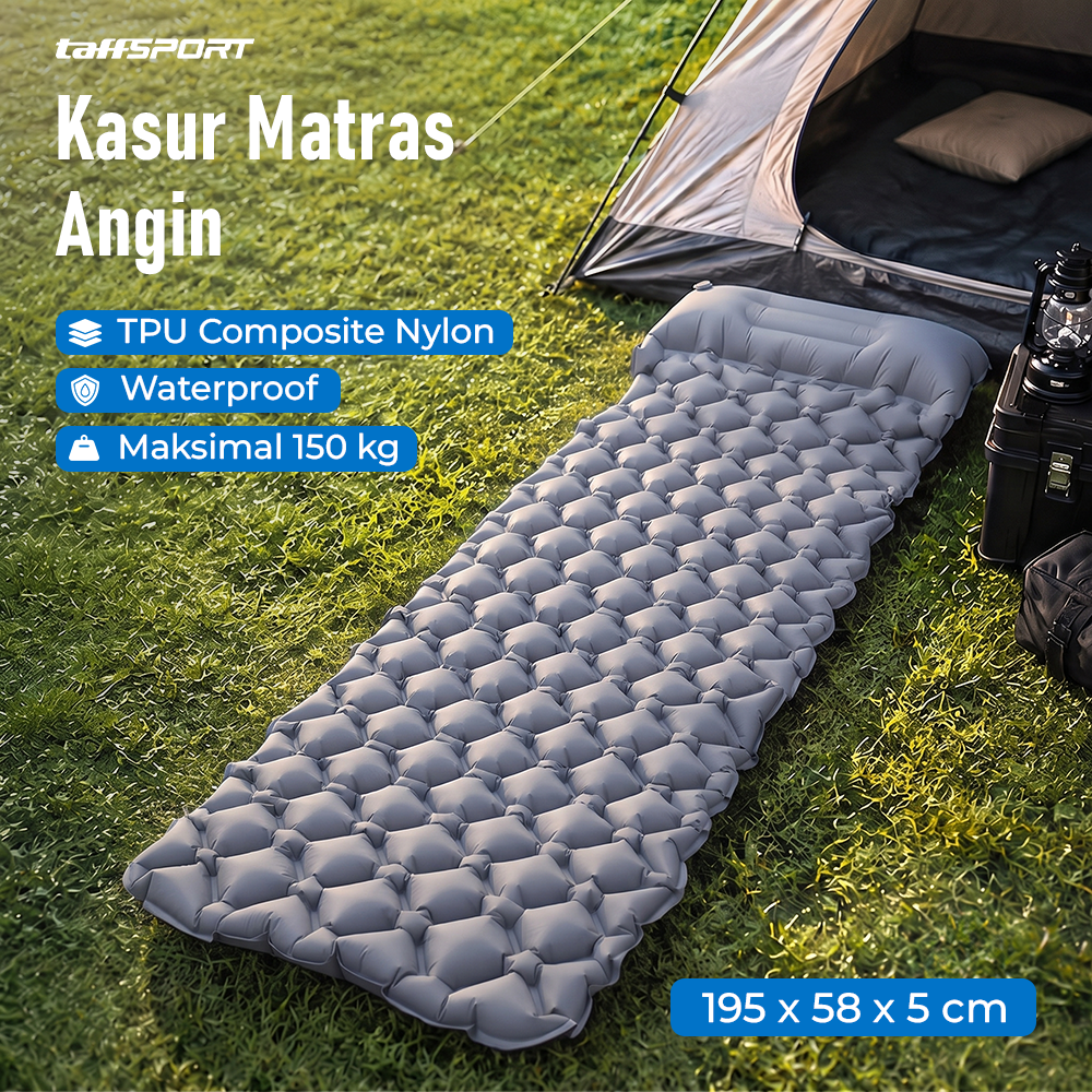 NATUREBELL Kasur Matras Angin Manual Sleeping Pad Ultralight Single - MH1