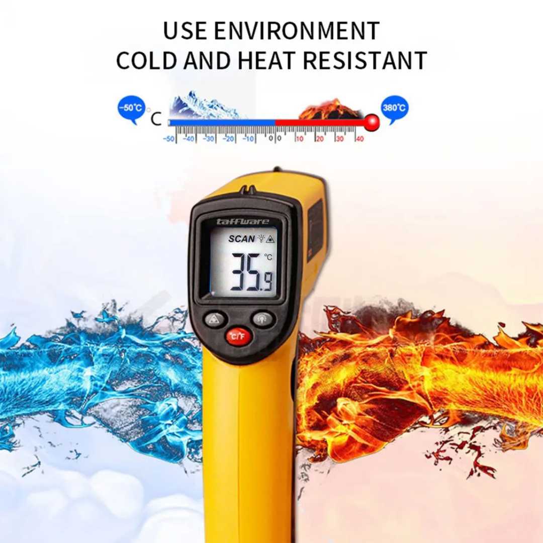 Taffware Thermogun Thermometer Industrial Laser Infrared NonContact - CX6000 - Gambar 5