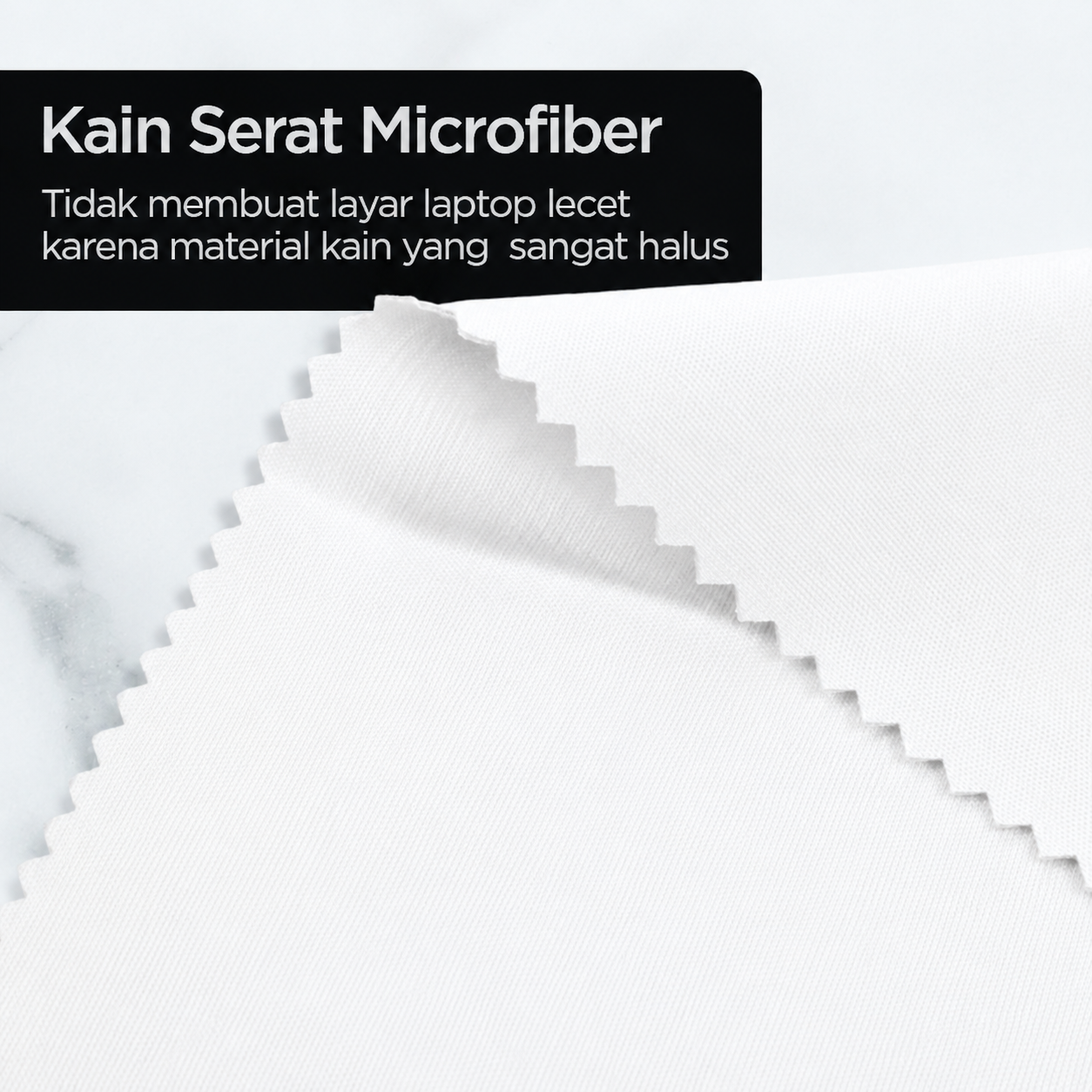 TaffGO Kain Keyboard Laptop Cover Lap Cleaning Cloth Microfiber - E-02 - Gambar 3