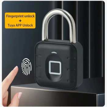 RAYKUBE Gembok Fingerprint Sidik Jari Tuya App Smart Padlock IP67 - KR-30