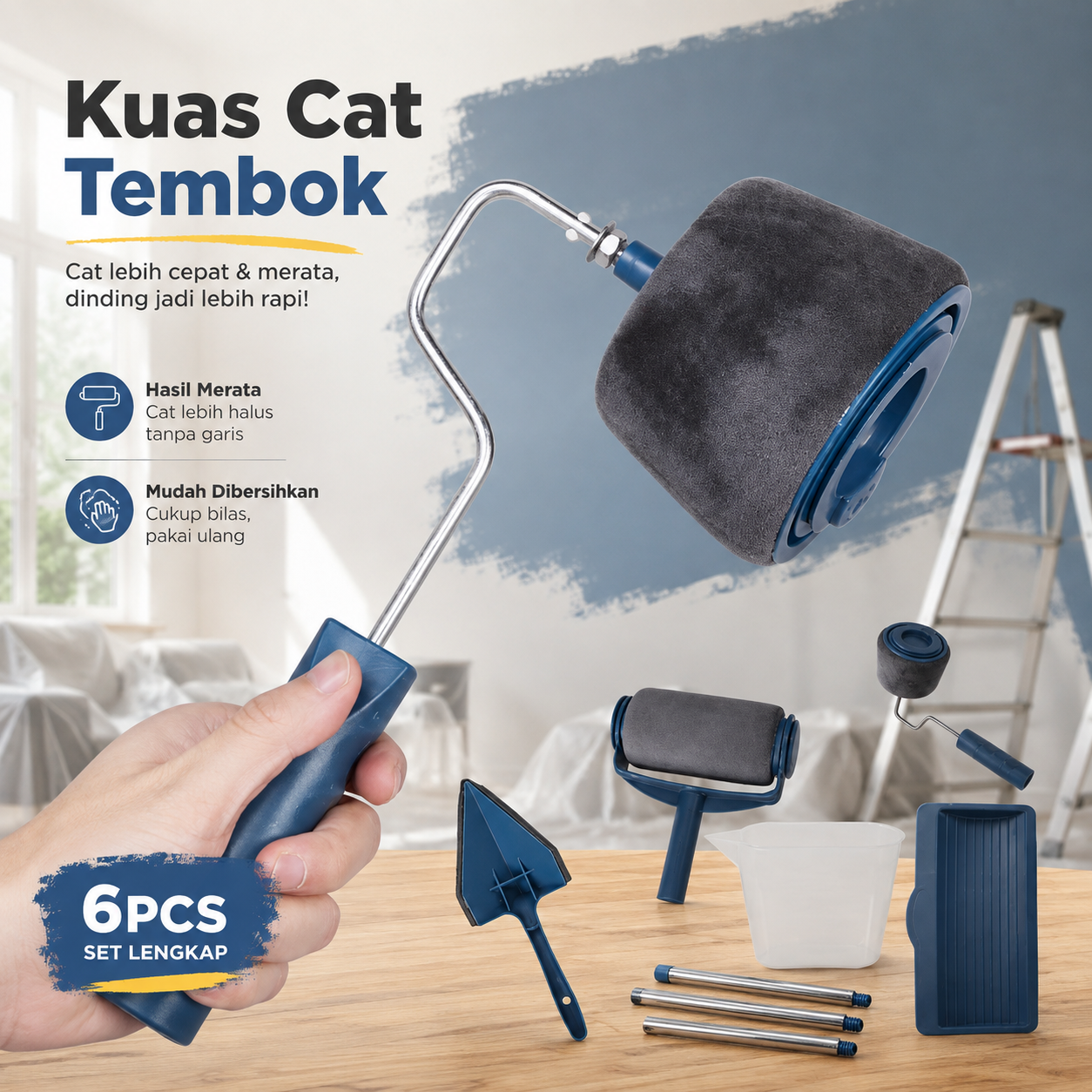 TaffHOME Kuas Cat Tembok Paint Runner Pro Roller - DY-526