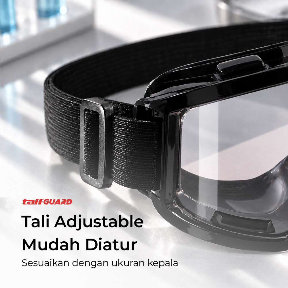 TaffGUARD Kacamata Safety Goggles Work Laboratory Eyewear - ASL-Y - Gambar 6
