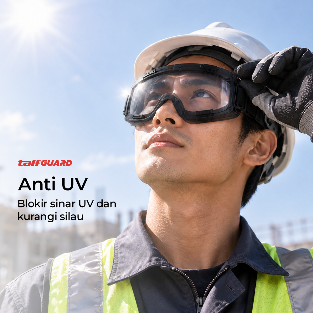 TaffGUARD Kacamata Safety Goggles Work Laboratory Eyewear - ASL-Y - Gambar 5