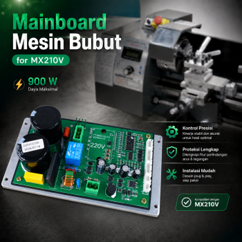 Taffware Mainboard Mesin Bubut Woodworking Controller 900W for MX210V - WM210V