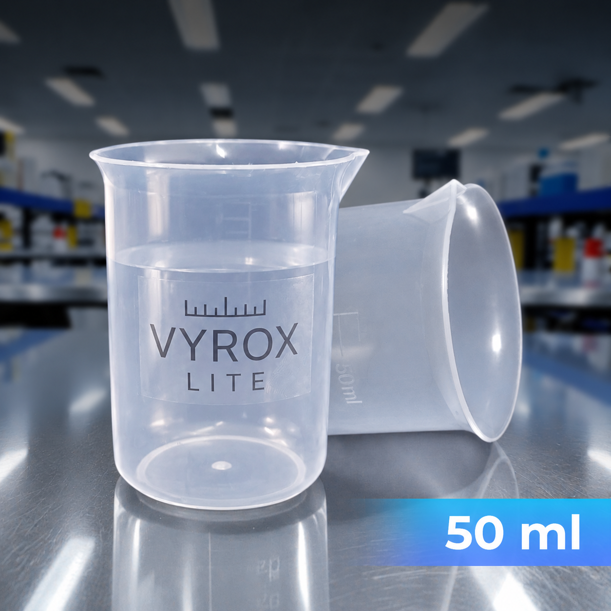 VYROX LITE Gelas Ukur Plastik Dapur Laboratorium Measuring Cup - BR04 - Gambar 2