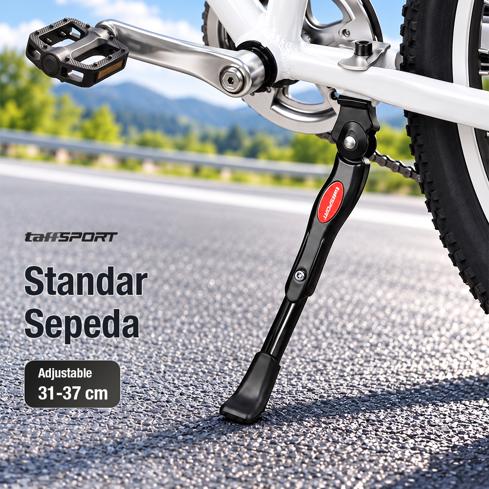 TaffSPORT Standar Sepeda Samping Adjustable Bike Kickstand 31-37cm - Z50