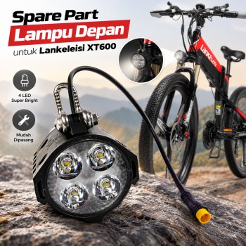 Lankeleisi Spare Part Lampu Depan for Lankeleisi XT600 48V 10.4Ah