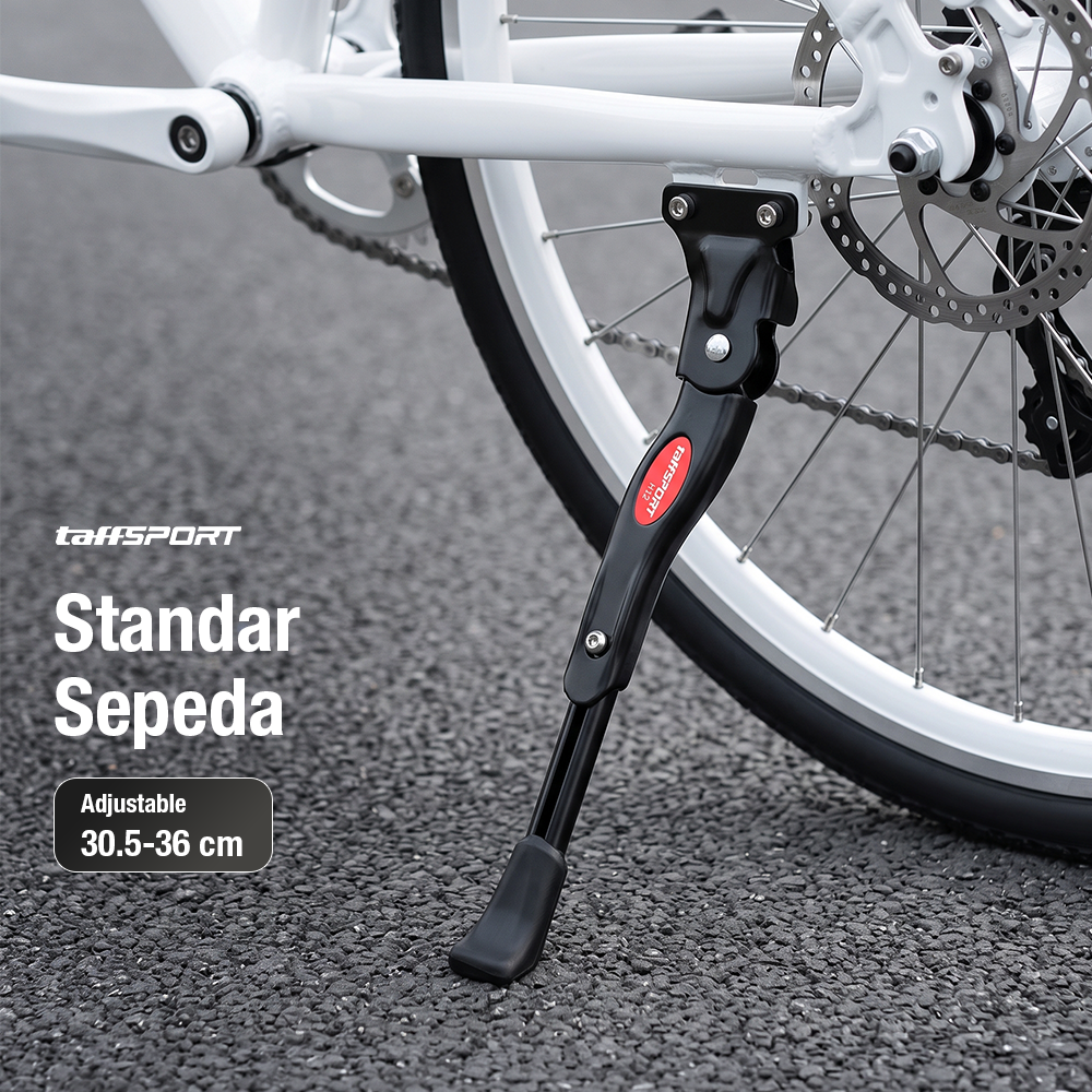 TaffSPORT Standar Sepeda Samping Adjustable Bike Kickstand 30.5-36cm - H12