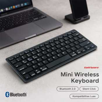 Taffware Keyboard Bluetooth Wireless Portable iOS Android Windows PC - BK3001
