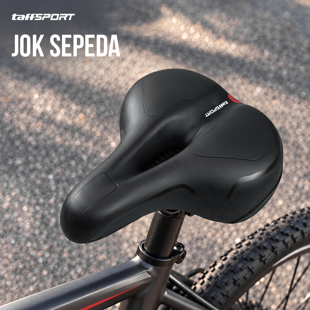 TaffSPORT Jok Sadel Sepeda Bike Saddle Empuk Kulit Sintetis Universal - SX223-06
