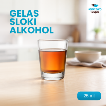 One Two Cups Gelas Sloki Alkohol Classic Mini Shoot Glass - 1021