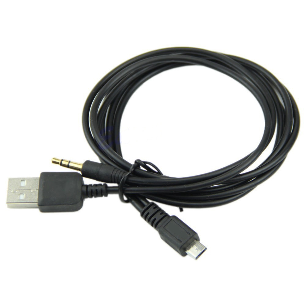 Kabel Splitter Micro USB ke AUX 3.5mm + USB Male - V835
