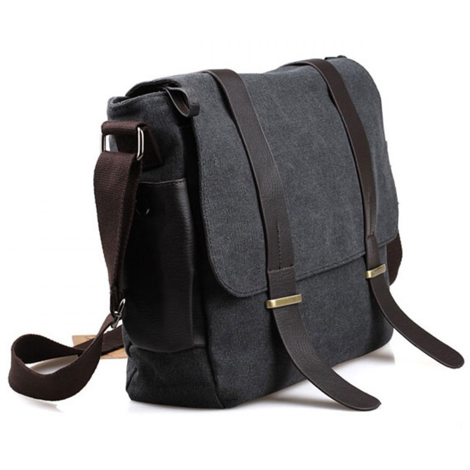 Jual KAKA Tas Selempang Pria Korean Canvas Messenger Bag L2642