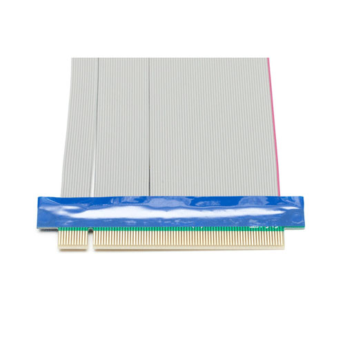 PCI-e 16X 82 Pin Riser Card Flex Flexible Ribbon Extender Cable 18.9cm - 28AWG