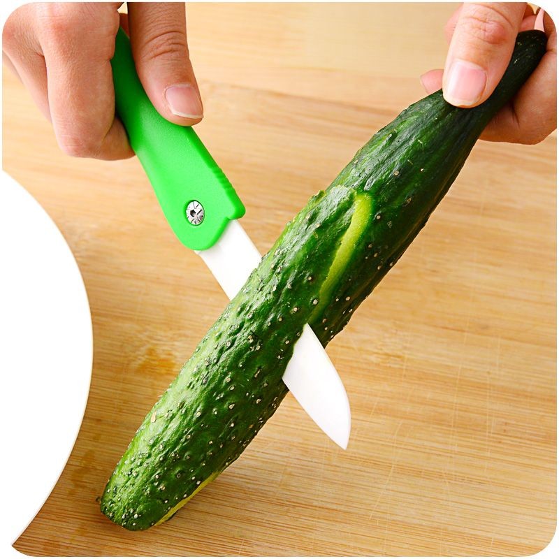 Pisau Dapur Serbaguna Lipat Portable Mini Ceramic Chef Knife - T-003