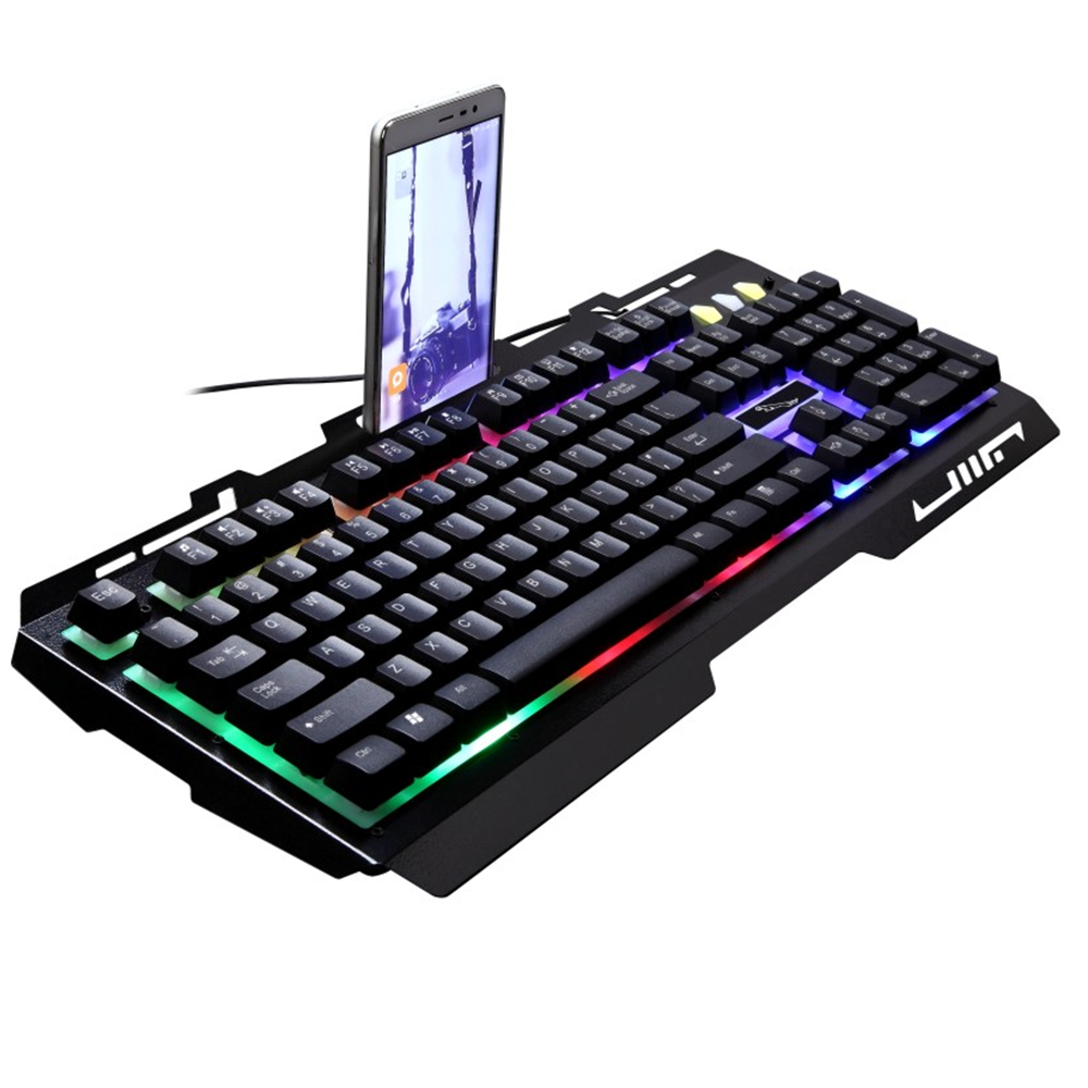 Leopard Gaming Keyboard Wired 104 Switch RGB Backlight - G700