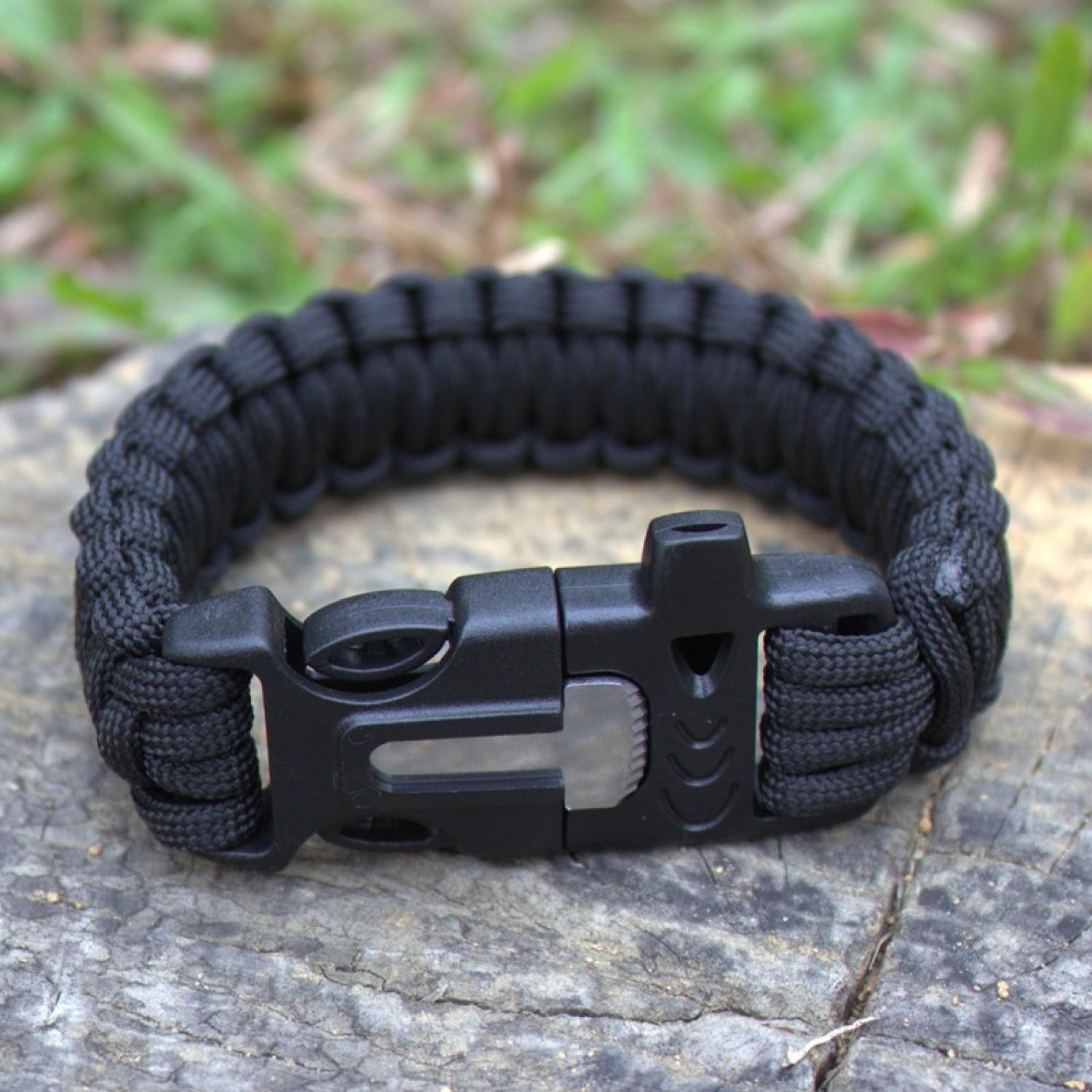 Jual Paracord Survival Bracelet with Magnesium Flint Fire