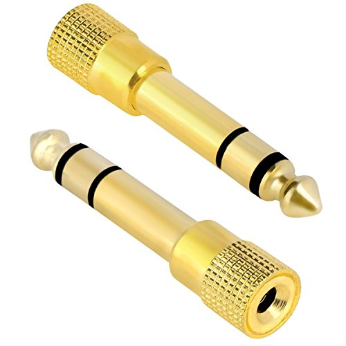 Headphone Jack Adaptor 3.5mm 1/8 ke 6.5mm 1/4 Stereo - PJ1652