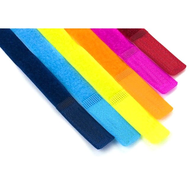 Hook & Look Klip Kabel Velcro Cable Management Ties 6 PCS - CC-918