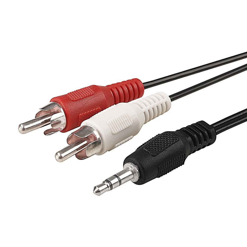 Kabel HiFi Jack 3.5mm Stereo to RCA Male Audio Cable 1M - S-PC-521