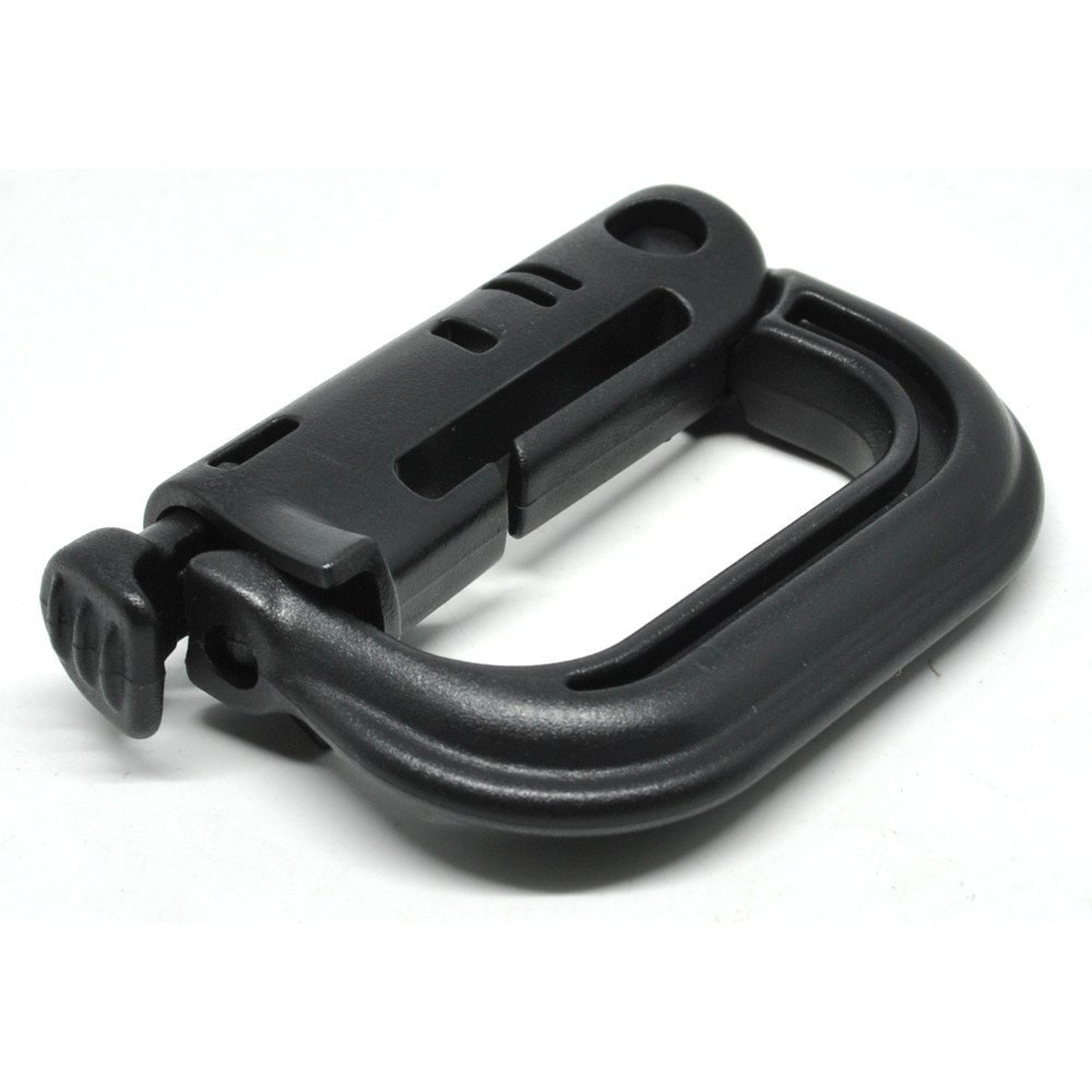 D Ring Buckle Carabiner with Quickdraw - K307