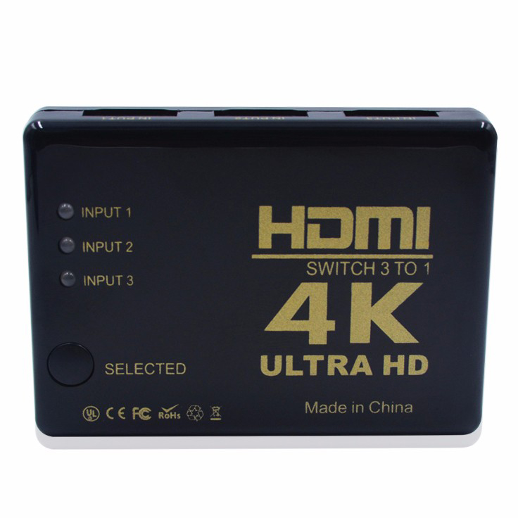 ROBOTSKY HDMI Switcher 3 Port 4K x 2K Ultra HD - SY-301
