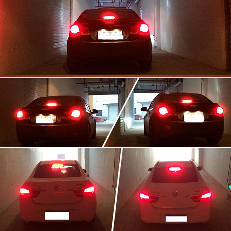 Lampu Rem Mobil LED Stop Lamp 1156 BA15S P21W 12V 2 PCS