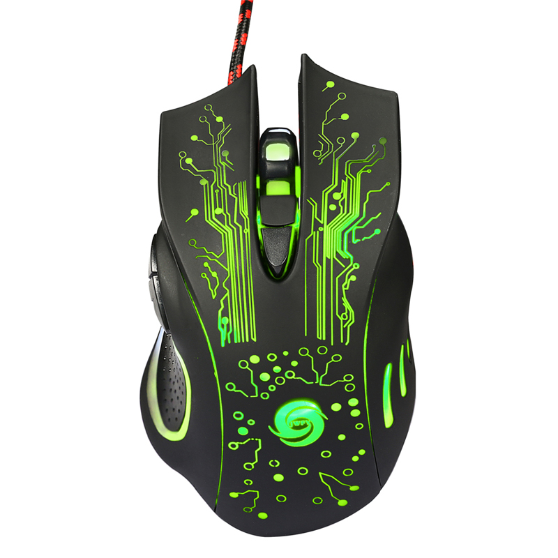 iMICE Mouse Gaming USB Wired 3200 DPI dengan LED RGB - X13