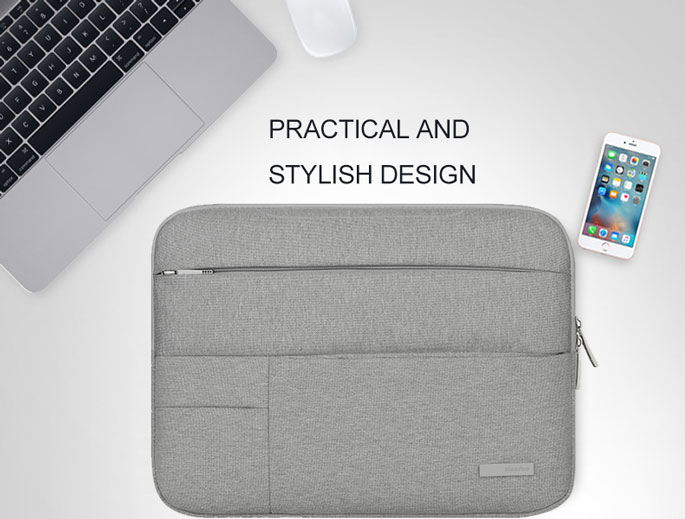 Jual KALIDI Canvas Artisan Sleeve Case Notebook Laptop CNC42 di